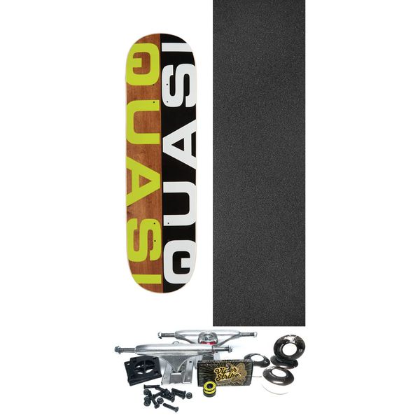 Quasi Skateboards Big Corp Brown Skateboard Deck - 8.5" x 33" - Complete Skateboard Bundle